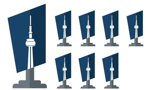 Icons of 8 trophies