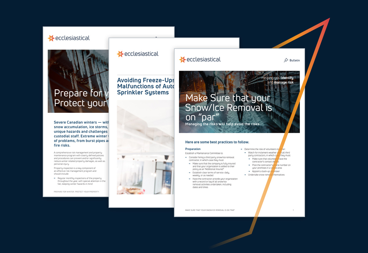 Three pages displaying the first page of some different bulletins and white papers