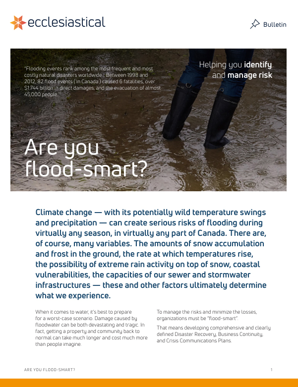 Cover page of Are You Flood-Smart document