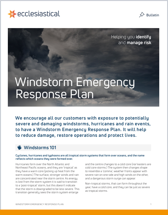 Cover of Windstorm Emergency bulletin