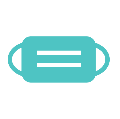 Icon of a face shield