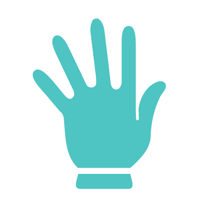 Icon of a glove
