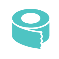 Icon of a roll of medical tape